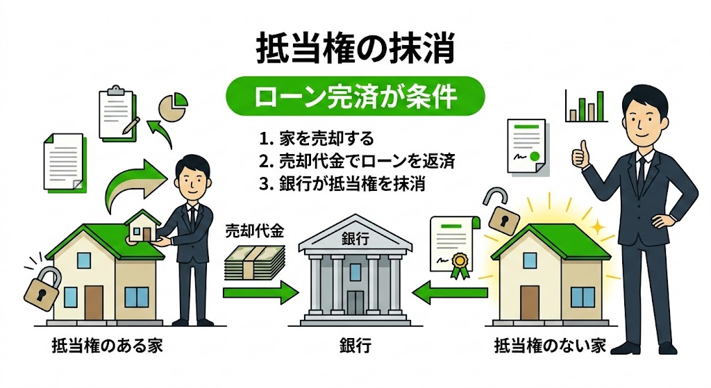博多区吉塚の不動産売却における抵当権抹消の仕組み